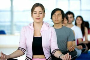 Corporate Fitness Program example- Meditation and Yoga Classes
