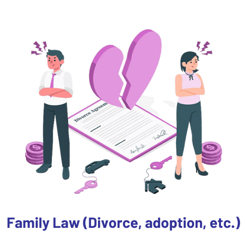 Family Law (Divorce, Child custody, adoption)