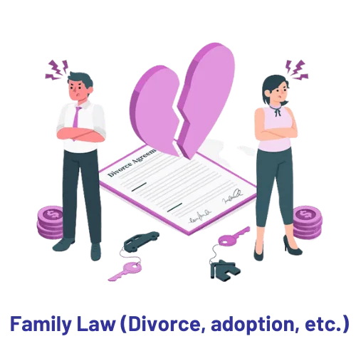 Family Law (Divorce, Child custody, adoption)