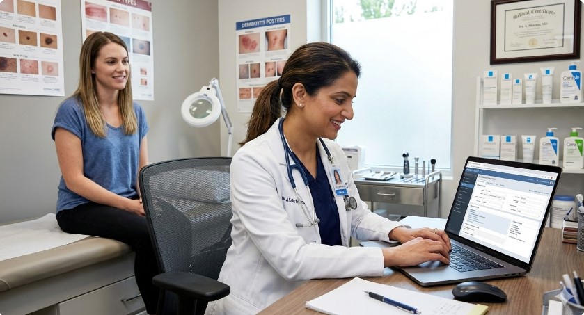 EHR for skin clinics