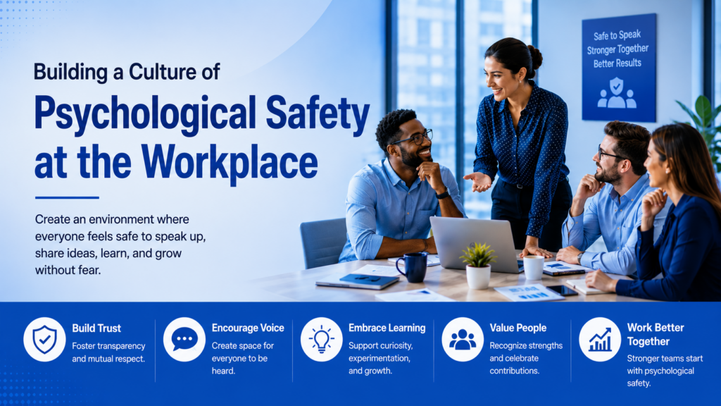 Building the Culture Around Psychological Safety at the Workplace